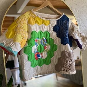 Vintage Quilt Top small medium